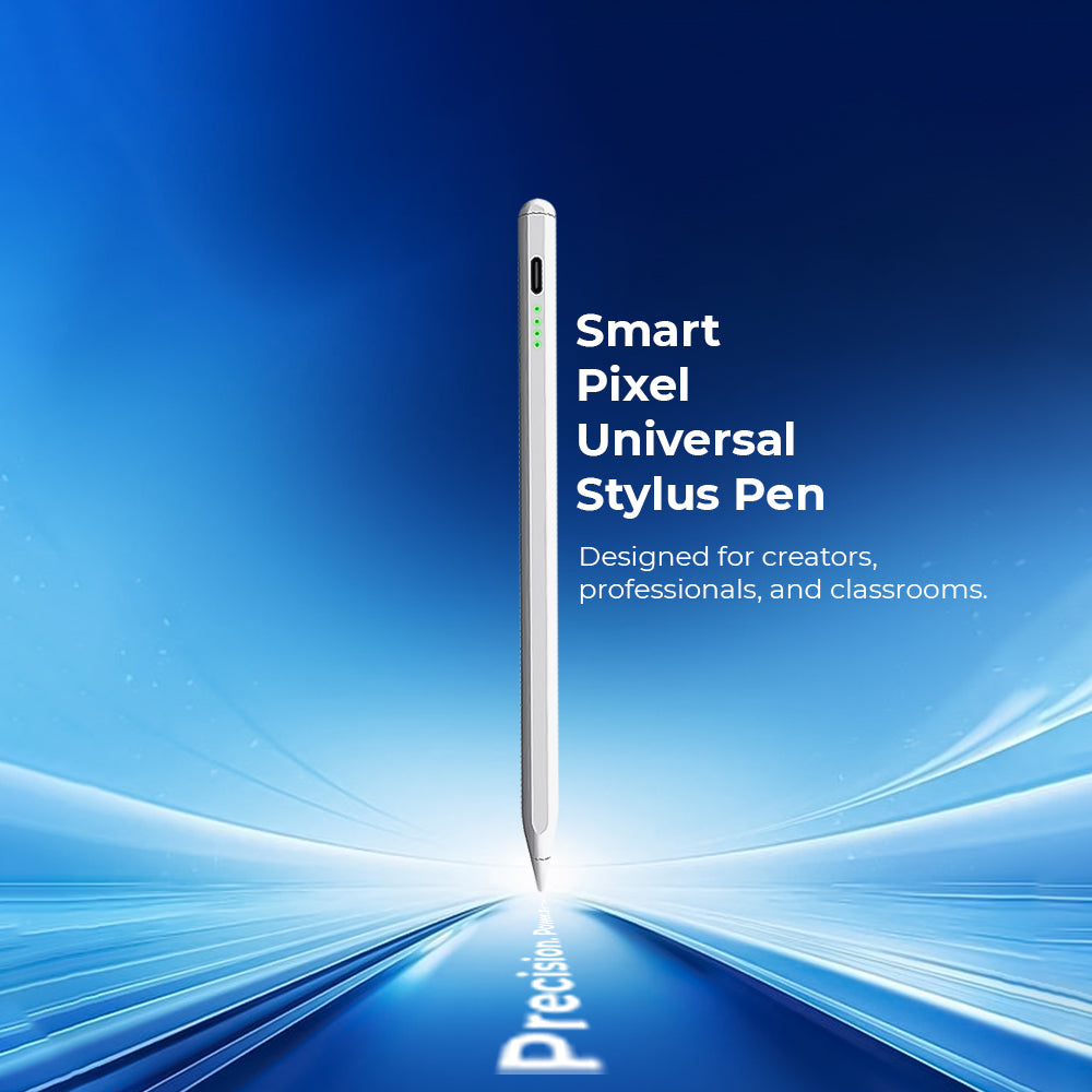 Smart Pixel All-in-One Universal Stylus Pen for (All Series), Android Tablets, Smartphones & Interactive Flat Panels | Smooth & Precise Touch | No Bluetooth